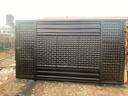 Geometric Steel Security Gate
