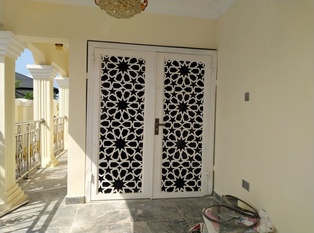 900X2100MM LASERCUT NWABALI PROTECTION DOOR